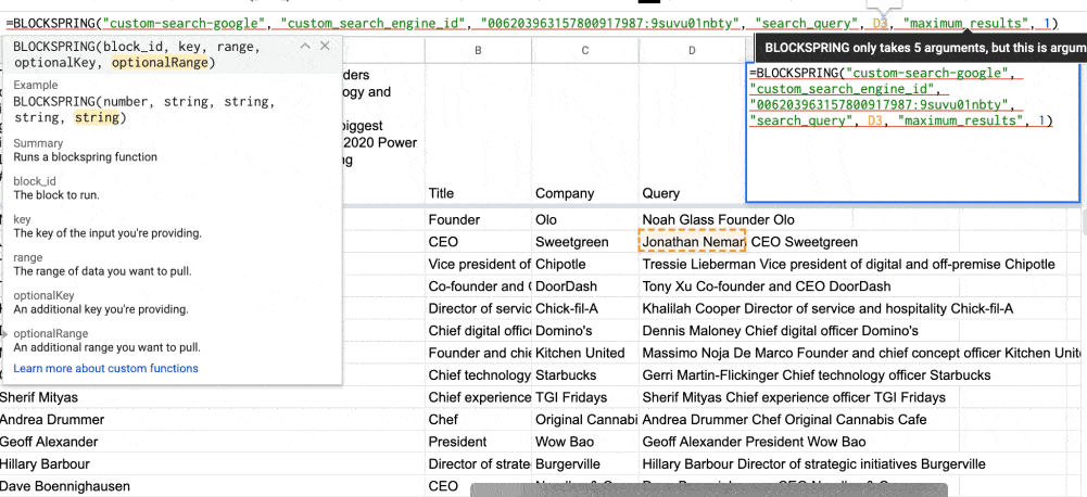 Workflow uncovering qualified buyer LinkedIn profiles